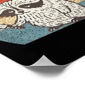 I Require Snacks Raccoon Shirt Men Women Funny Rac Poster (Ecke)