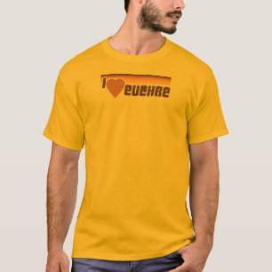 I Retro 70er LiebeEuchre T-Shirt