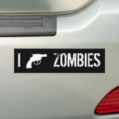 I Revolver-Zombies Autoaufkleber (Auf Auto)