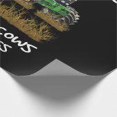 I Ride Tractors I Play With Cows I Forget Things Geschenkpapier (Ecke)