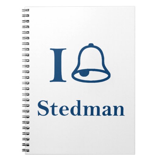 I Ring Stedman Notizblock (Vorderseite)