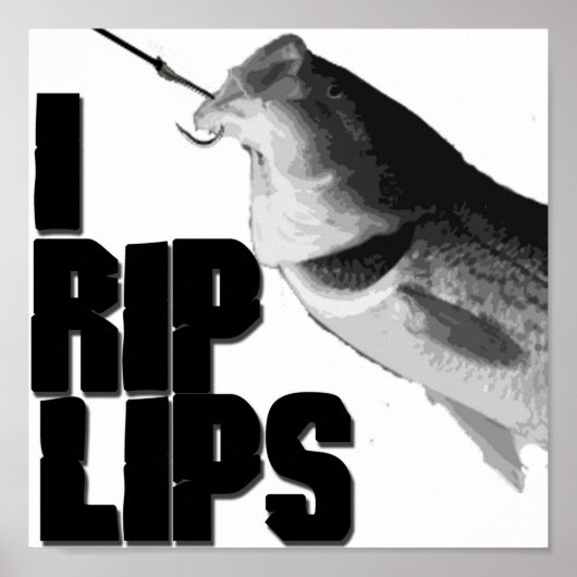 I RIP LIPS Poster (Vorne)