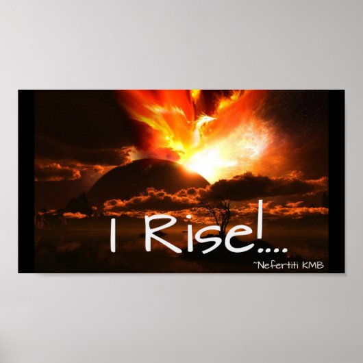 I Rise Wall Poster (Vorne)