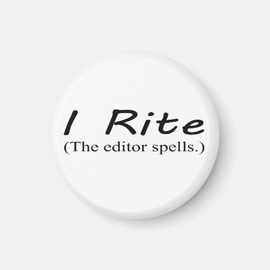 "I Rite" 1 1/4-Zoll-Rundmagnet Magnet (Vorne)