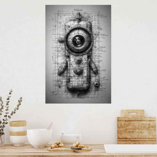 I Robot Poster (Küche)