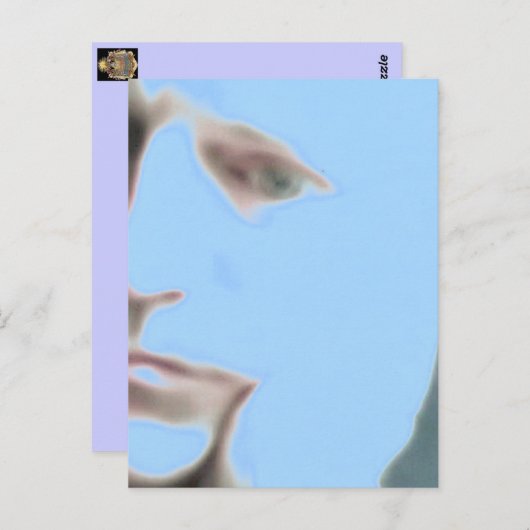 i Roboter Postkarte (Vorne/Hinten)