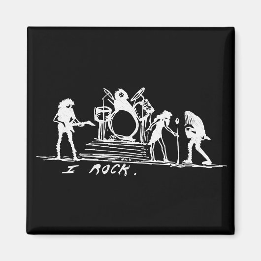 I ROCK Dark Magnet (Vorne)