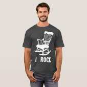 I Rock  Funny Rocking Chair Gag Gift T-Shirt (Vorne ganz)
