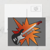 I Rock Postcard Postkarte (Vorne/Hinten)
