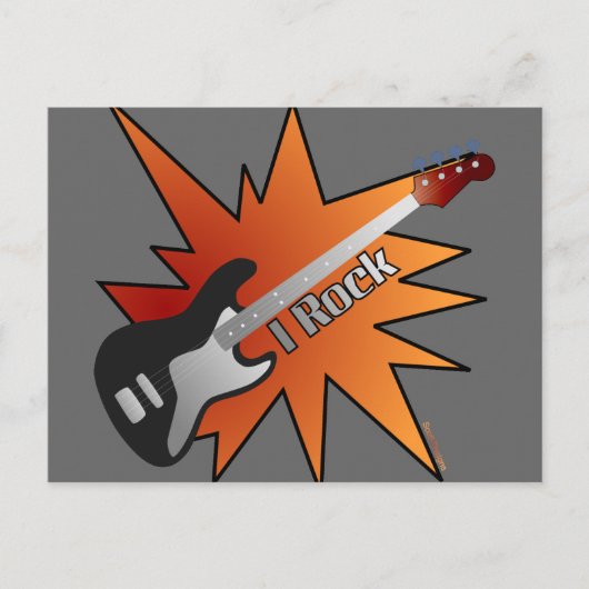 I Rock Postcard Postkarte (Vorderseite)