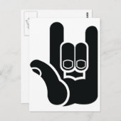 I Rock Postkarte (Vorne/Hinten)
