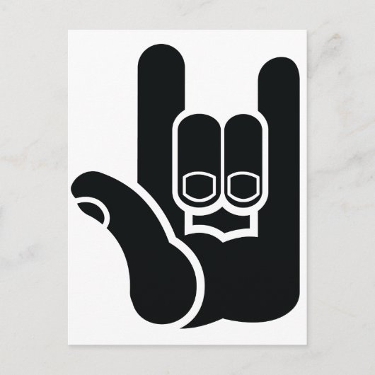 I Rock Postkarte (Vorderseite)