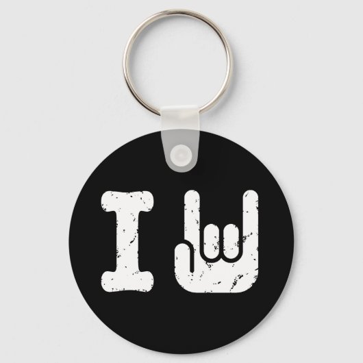 I Rock Schlüsselanhänger (Vorderseite)