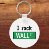 I rock Wall Street - Schlüsselanhänger (Vorderseite)