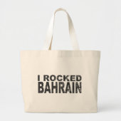 I Rocked Bahrain Jumbo Stoffbeutel (Vorne)