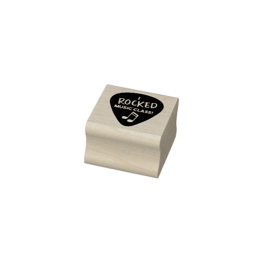 I Rocked Music Class Briefmarke Gummistempel (Stempel)