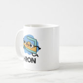 I ron Funny Running Iron Pun Kaffeetasse (Vorderseite Links)
