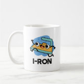 I ron Funny Running Iron Pun Kaffeetasse (Links)