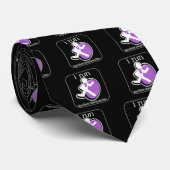 i Run Beursache Alzheimers Disease Matters Krawatte (Gerollt)