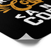 I Run on Coffee and Coding Funny Programmierung Li Poster (Ecke)