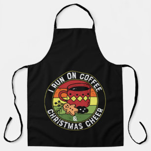 I Run On Coffee & Christmas Cheer Schürze