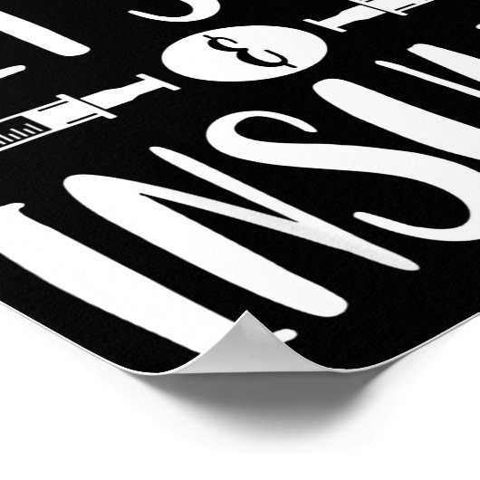 I Run On Diet Soda And Insulin - T1d T2d Diabetes  Poster (Ecke)