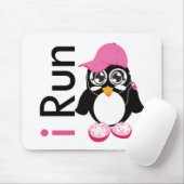 i Run Penguin Mousepad (Mit Mouse)