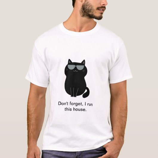 I run the house - Cute Cat T-Shirt (Vorderseite)