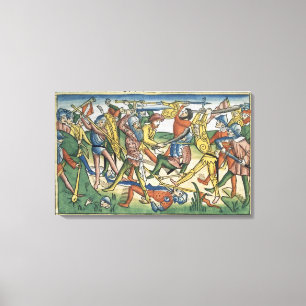 I Samuel 28 1-2 Der Philister-Krieg gegen Israel Leinwanddruck