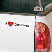 ♥ I Sarasota-Autoaufkleber Autoaufkleber (Auf Lkw)