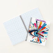 "I Saw It Coming and Painted It – Intuitive Vision Notizblock (Innenseite)