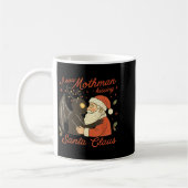 I Saw Mothman Kissing Santa Funny Christmas Santa Kaffeetasse (Links)