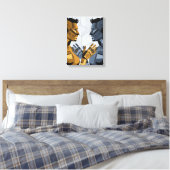 I Saw Myself I A – Self Recognition Art Leinwanddruck (Insitu (Schlafzimmer))