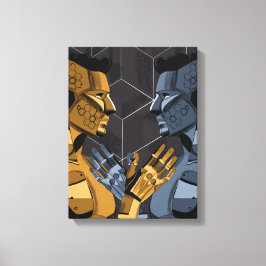 I Saw Myself I B – Self Recognition Art Leinwanddruck