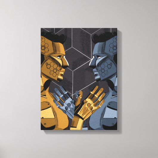 I Saw Myself I B – Self Recognition Art Leinwanddruck (Vorderseite)