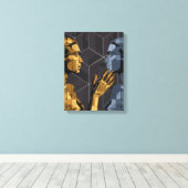 I Saw Myself II B – Self Recognition Art Leinwanddruck (Insitu (Holzboden))