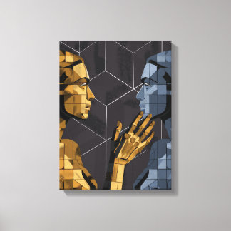 I Saw Myself II B – Self Recognition Art Leinwanddruck