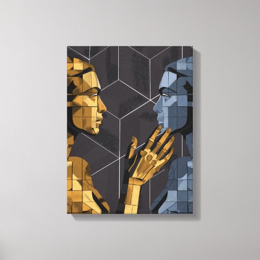 I Saw Myself II B – Self Recognition Art Leinwanddruck (Vorderseite)