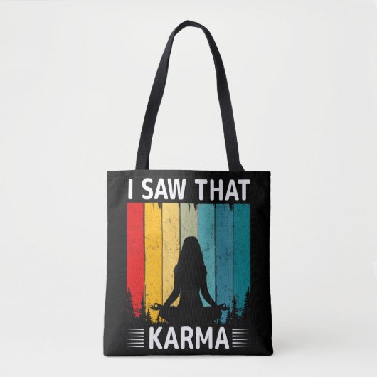 I Saw That Karma Tasche (Vorderseite)
