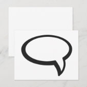 I Say. Einladung Base (Vorne/Hinten)