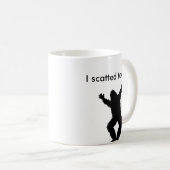 I Scatted (gekackt) heute - Bigfoot Sasquatch Kaffeetasse (VorderseiteRechts)