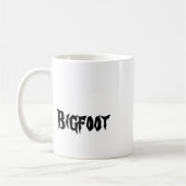 I Scatted (gekackt) heute - Bigfoot Sasquatch Kaffeetasse (Links)