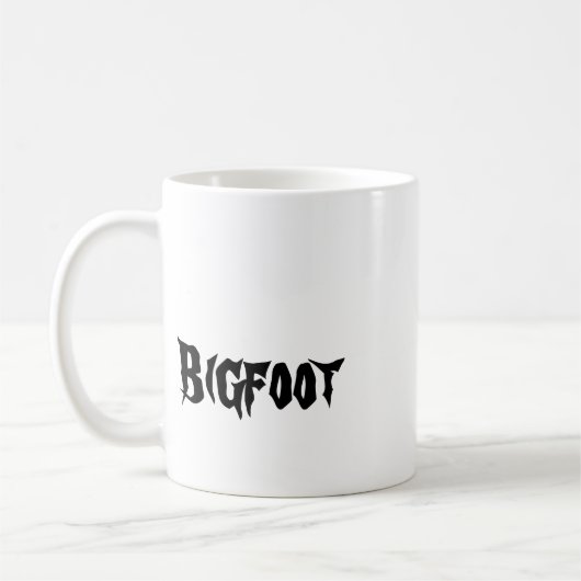 I Scatted (gekackt) heute - Bigfoot Sasquatch Kaffeetasse (Links)