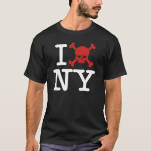I "Schädel" NY T-Shirt