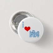 I scherzt Liebe Button (Vorne & Hinten)