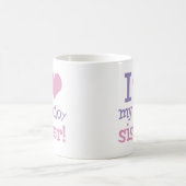 I scherzt Liebe meine Baby-Schwester T - Shirts u. Kaffeetasse (Mittel)