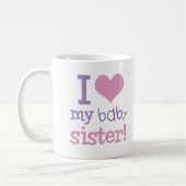 I scherzt Liebe meine Baby-Schwester T - Shirts u. Kaffeetasse (Links)