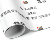 I schließt auf Bio- (SEHR UND GRÜN) - Wortspiele Geschenkpapier (Rolleneckpunkt)