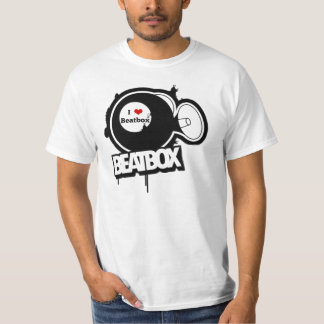 I schließt beatbox auf T-Shirt