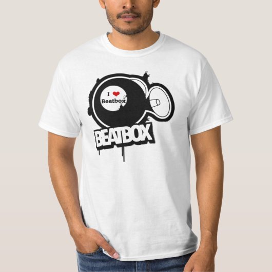I schließt beatbox auf T-Shirt (Vorderseite)
